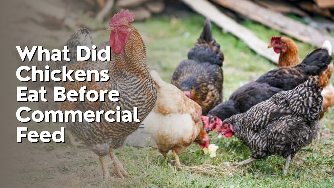 What Did Chickens Eat Before Commercial Feed