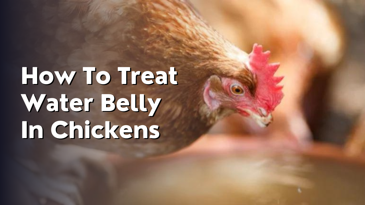 how to treat water belly in chickens